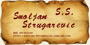 Smoljan Strugarević vizit kartica
